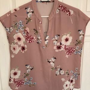 Floral Pink Women's Top